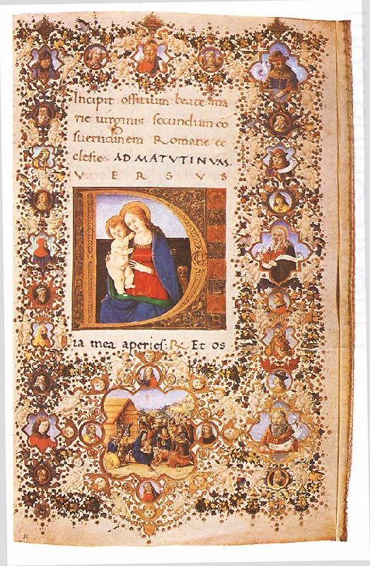 Prayer Book of Lorenzo de  Medici uihu, CHERICO, Francesco Antonio del